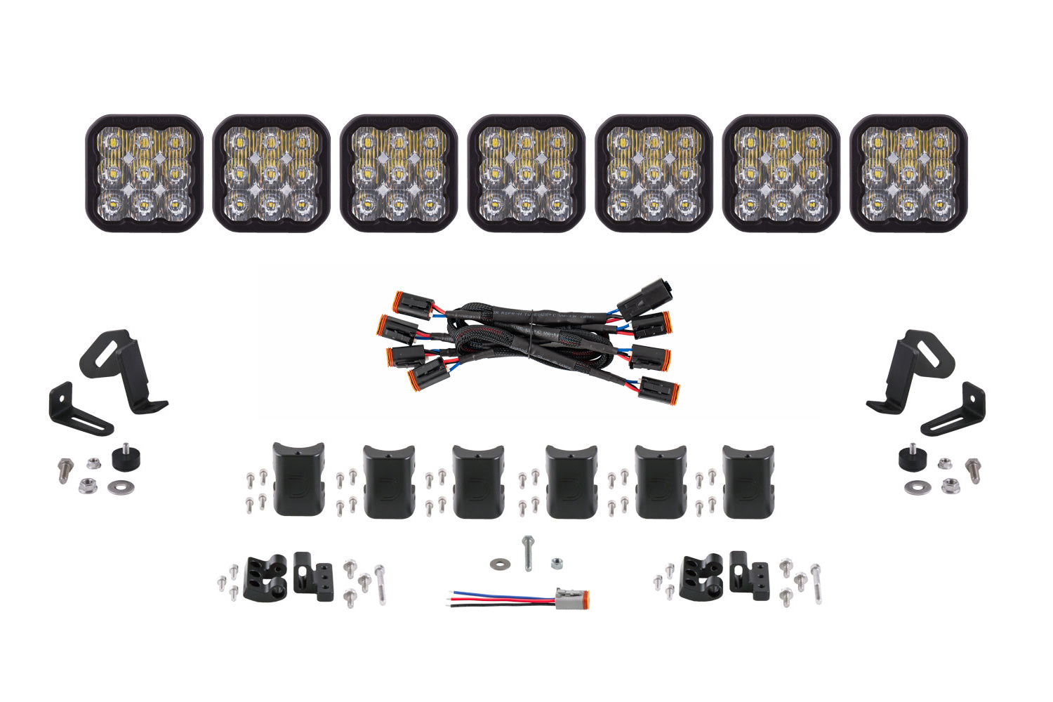 SS5 Sport Universal CrossLink 7-Pod Lightbar White Driving