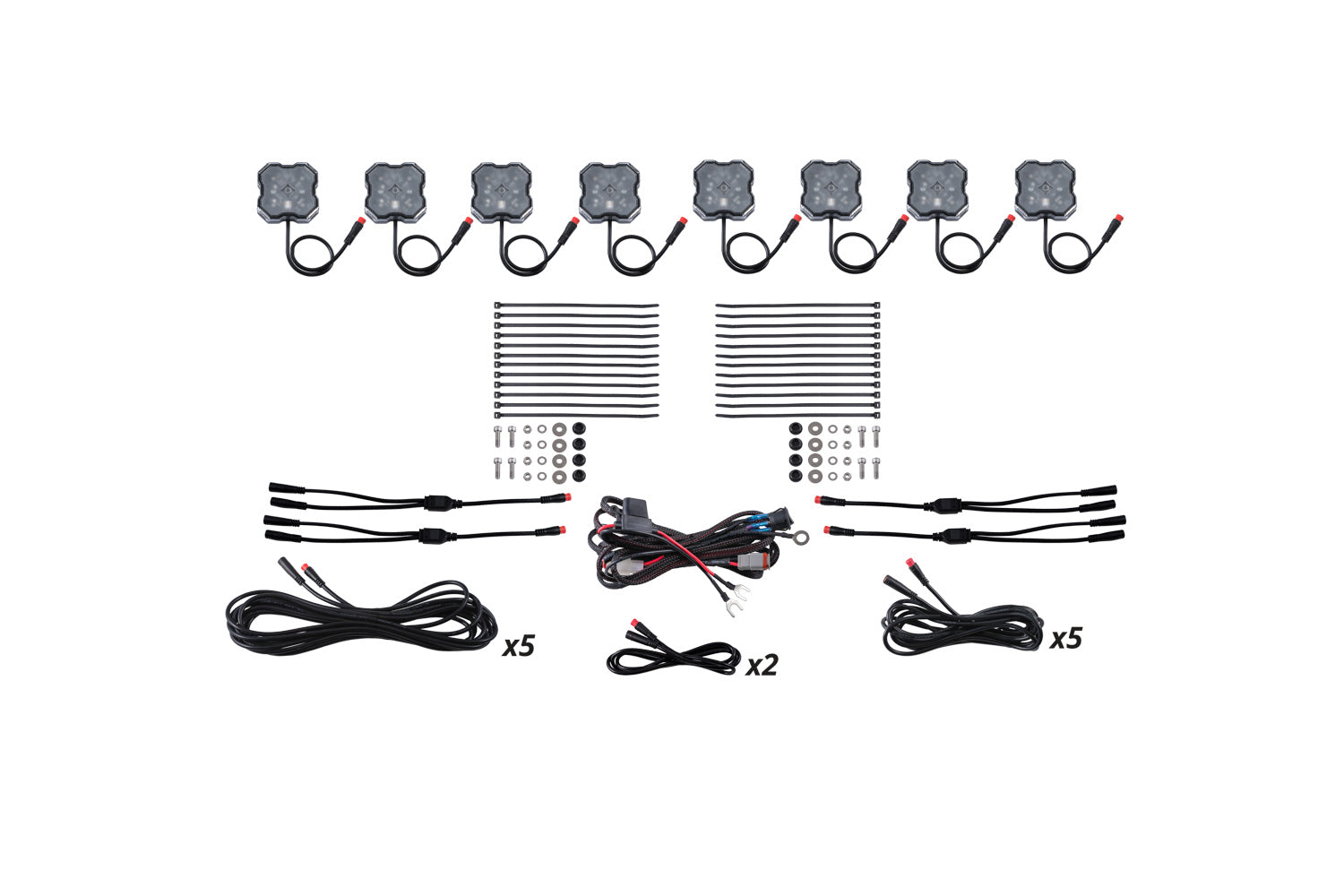 RGBW Rock Light Installer Kit (8-pack)