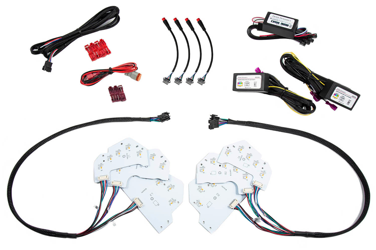 RGBWA DRL LED Boards for 2018-2023 EU/AU Ford Mustang