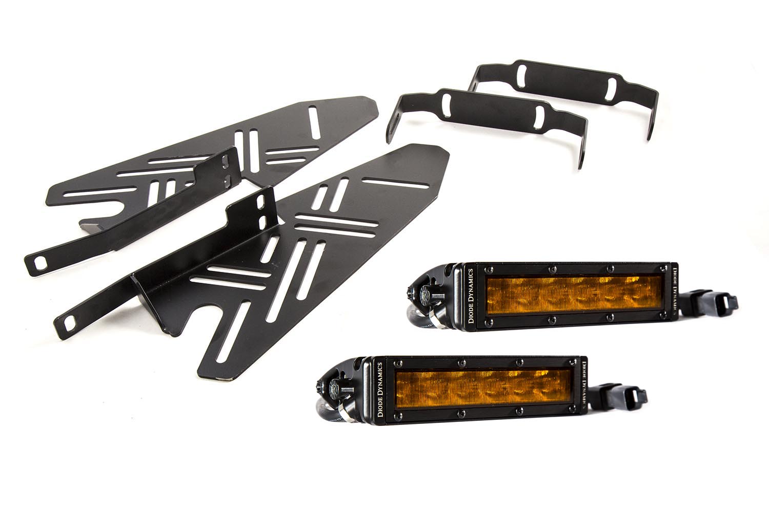 SS6 LED Fog Light Kit for 2017-2020 Ford Raptor  Amber Wide