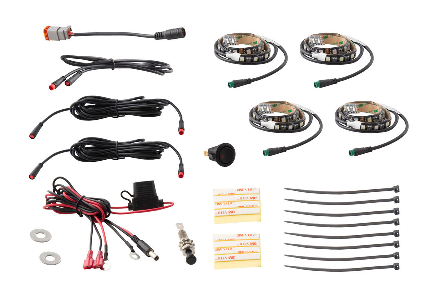 RGBW Engine Bay Strip Kit 4pc