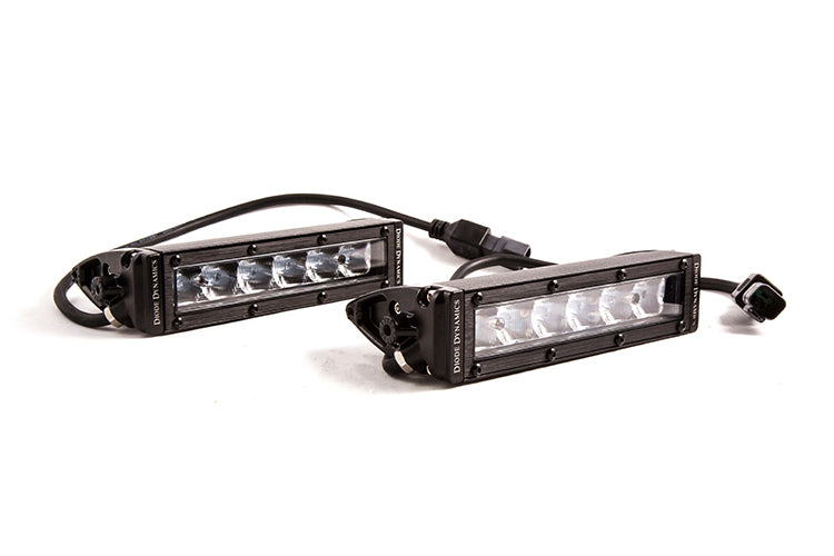 SS6 White SAE Driving Light Bar (pair)