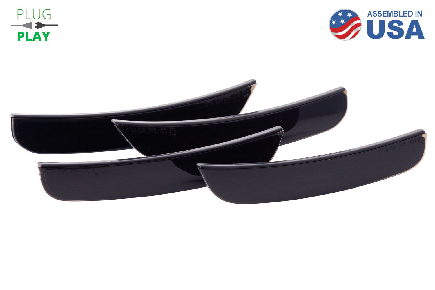 LED Sidemarkers for 2015-2023 Dodge Charger  Smoked (set)