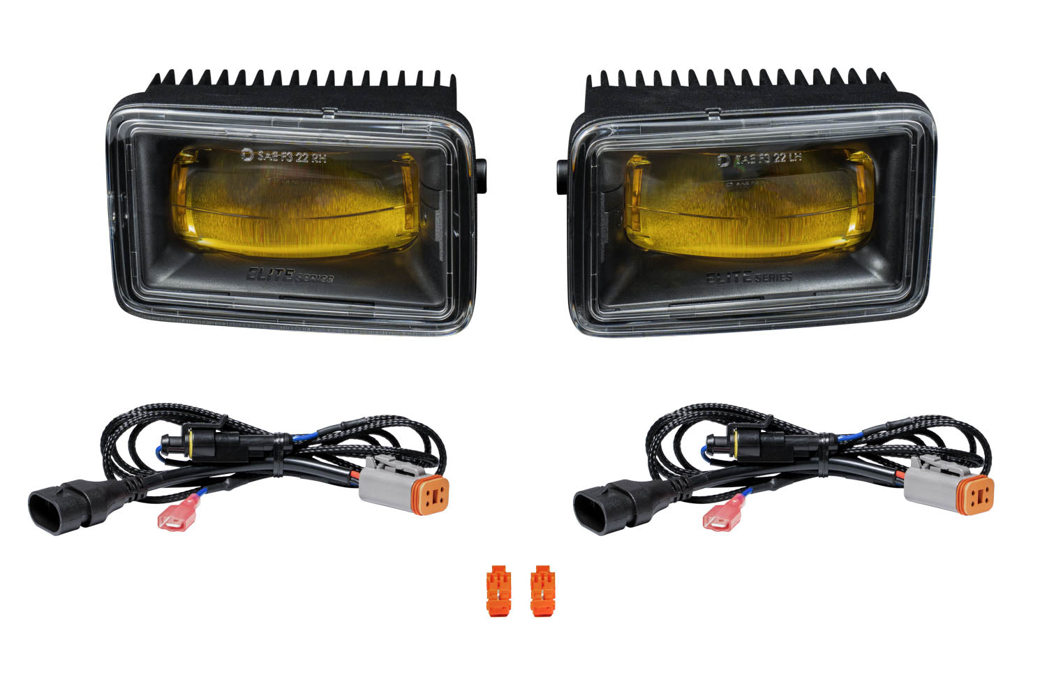Elite Foglamp Type F2 Yellow (pair)