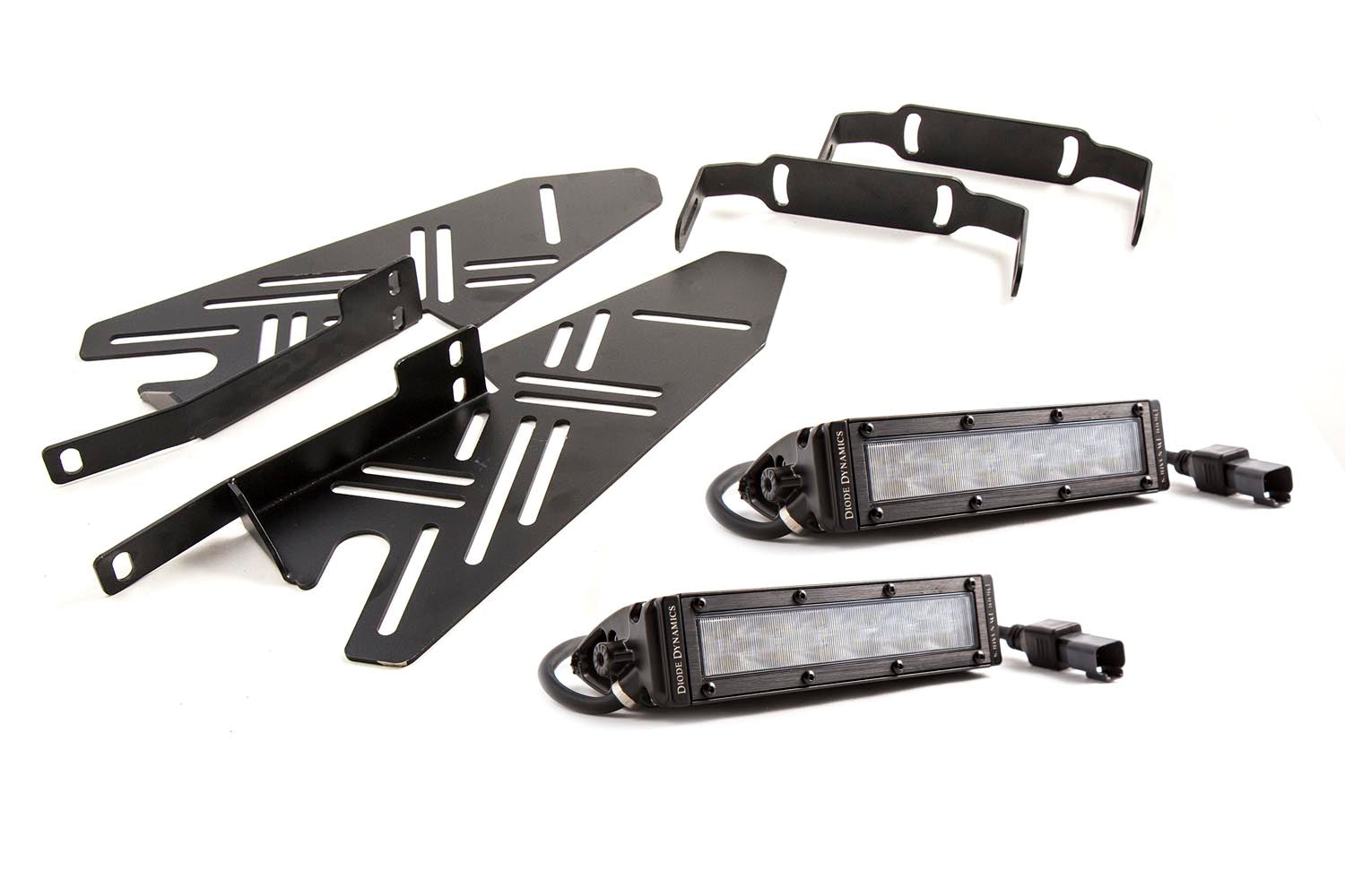 SS6 LED Fog Light Kit for 2017-2020 Ford Raptor  White Wide