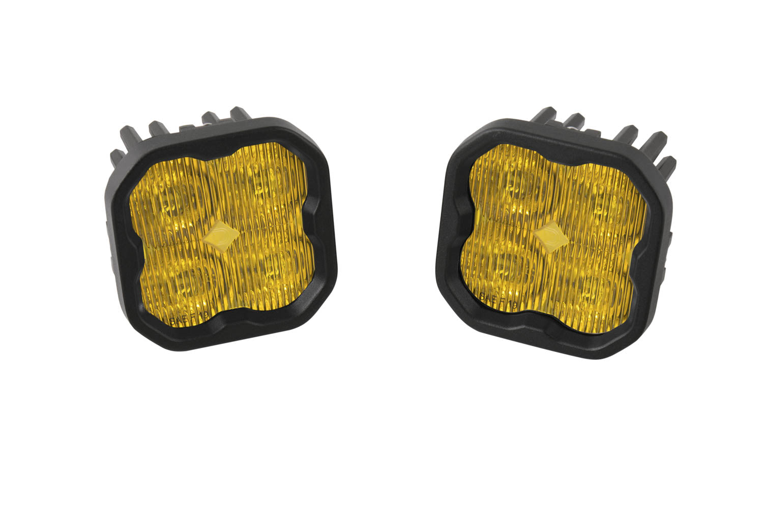 SS3 Pro ABL Yellow SAE Fog Standard - No Brackets (pair)