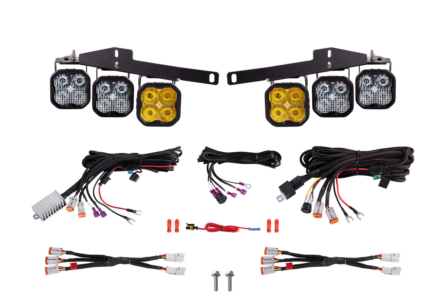 SS3 LED Fog Light Kit for 2017-2020 Ford Raptor  Yellow Pro