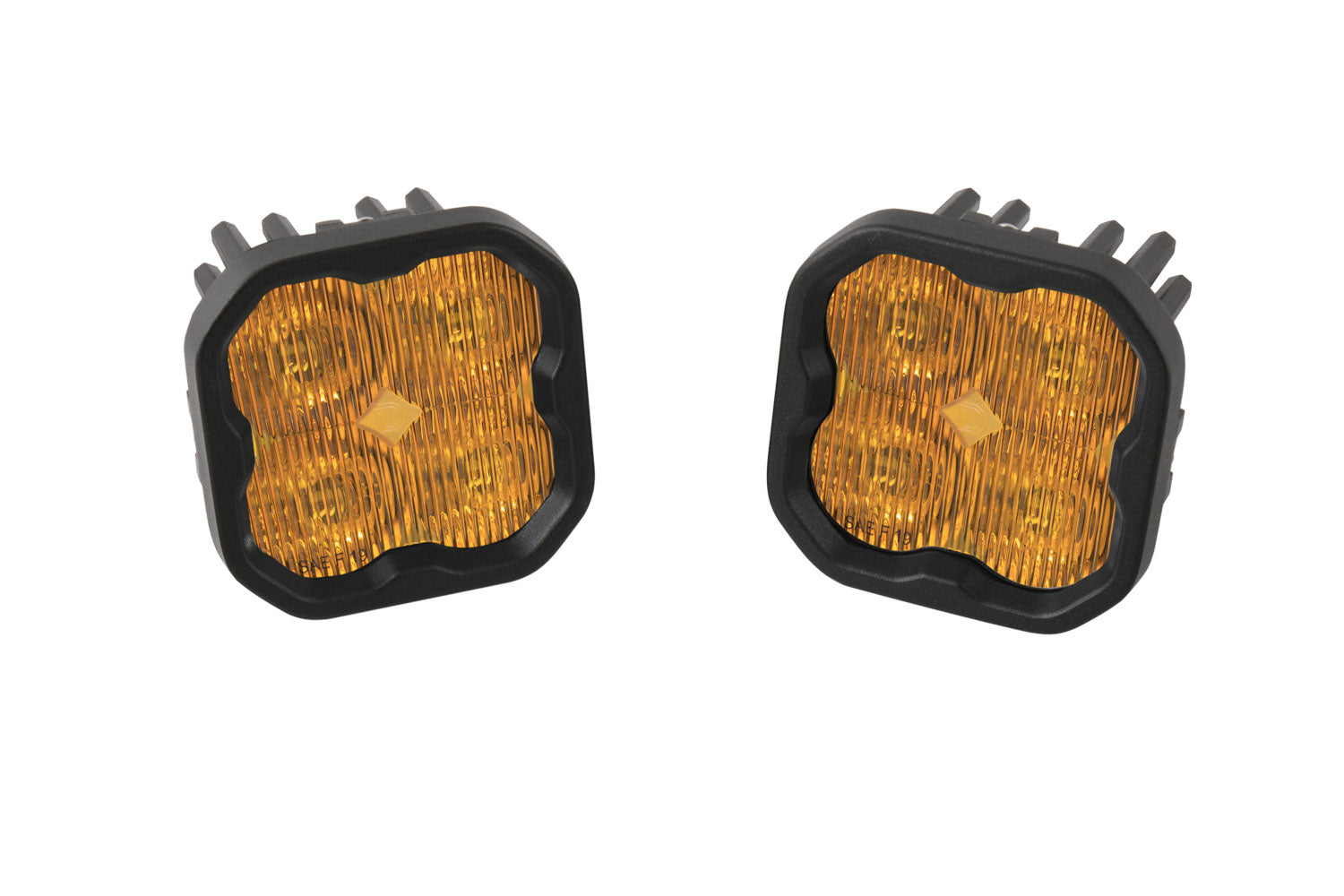 SS3 Max ABL Yellow SAE Fog Standard - No Brackets (pair)
