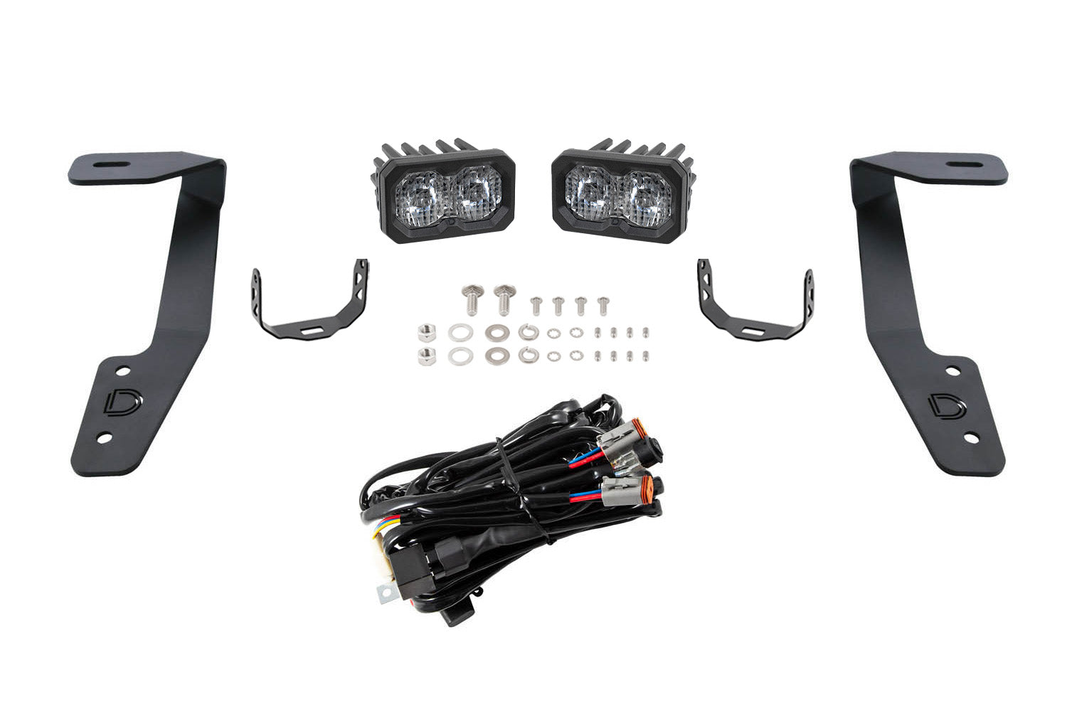 C2 2.0 LED Ditch Light Kit for Subaru Crosstrek/WRX Sport White Combo/Driving