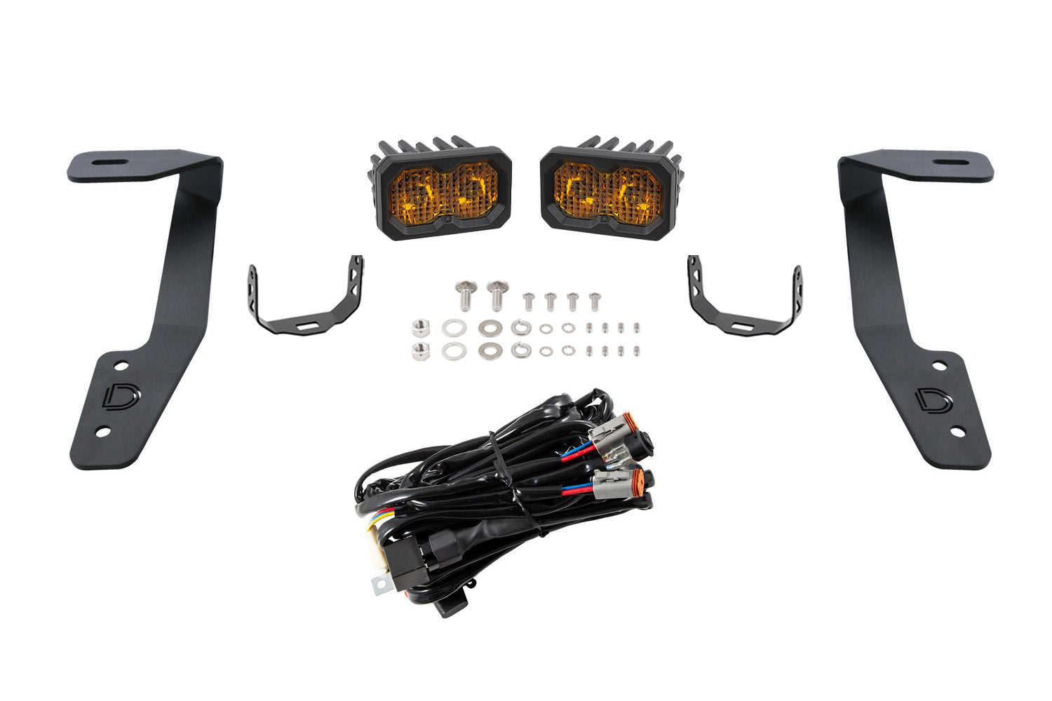 C2 2.0 LED Ditch Light Kit for Subaru Crosstrek/WRX  Sport Yellow Combo