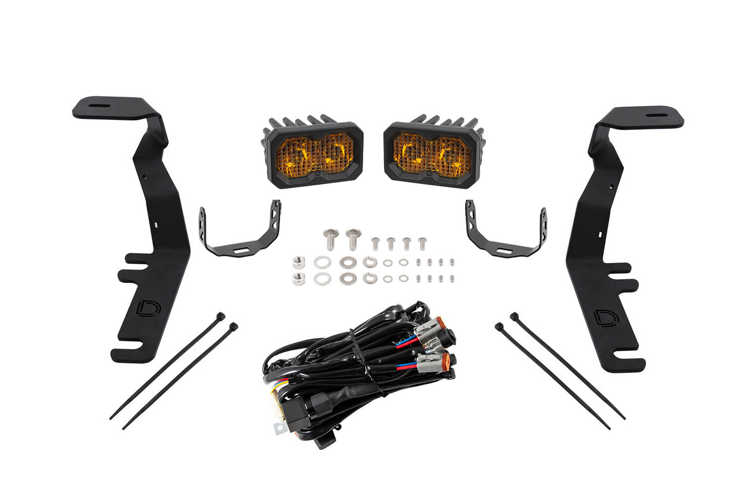 C2 2.0 LED Ditch Light Kit for 2015-2020 Ford F-150/Raptor  Pro Yellow Combo