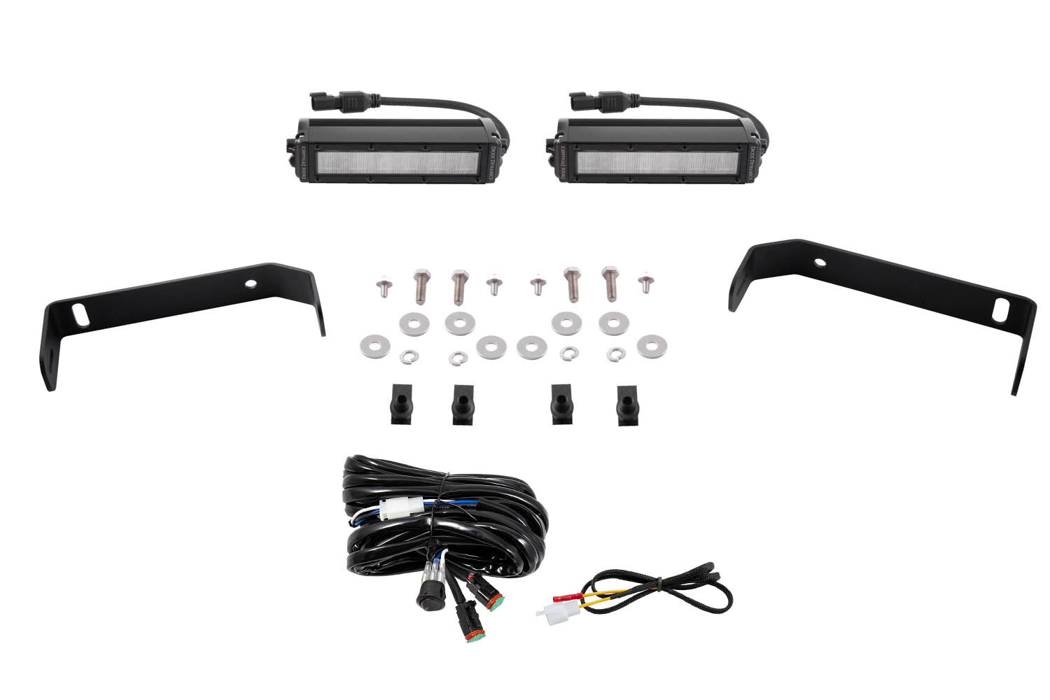 SS6 LED Lightbar Kit for 2019-2021 Ford Ranger  White Wide