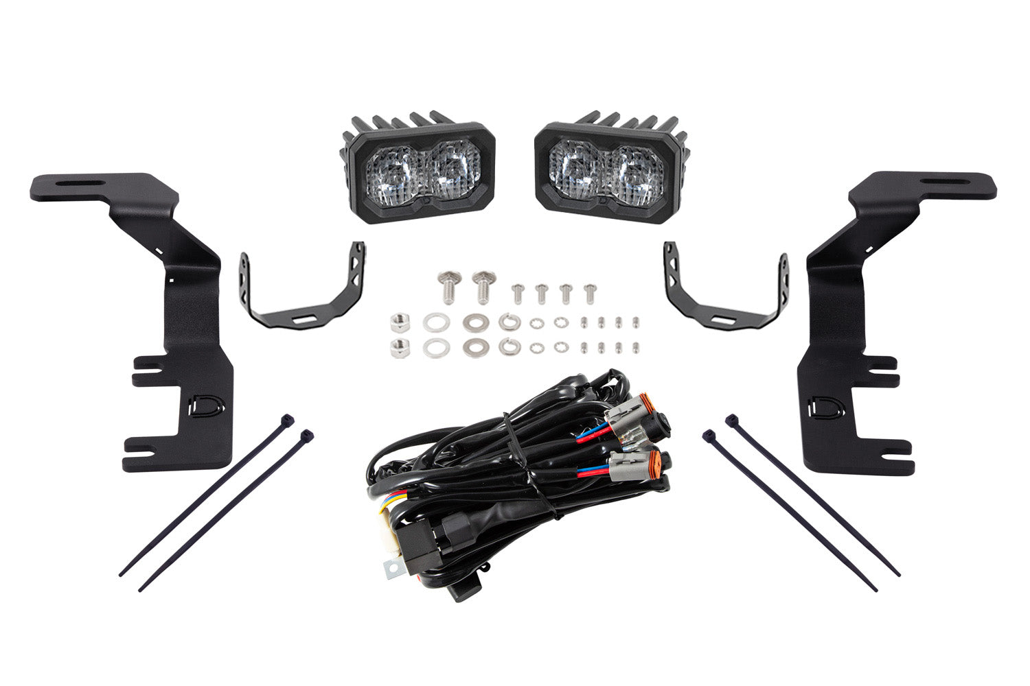 C2 2.0 LED Ditch Light Kit for 2015-2021 Colorado/Canyon Pro White Combo/Driving