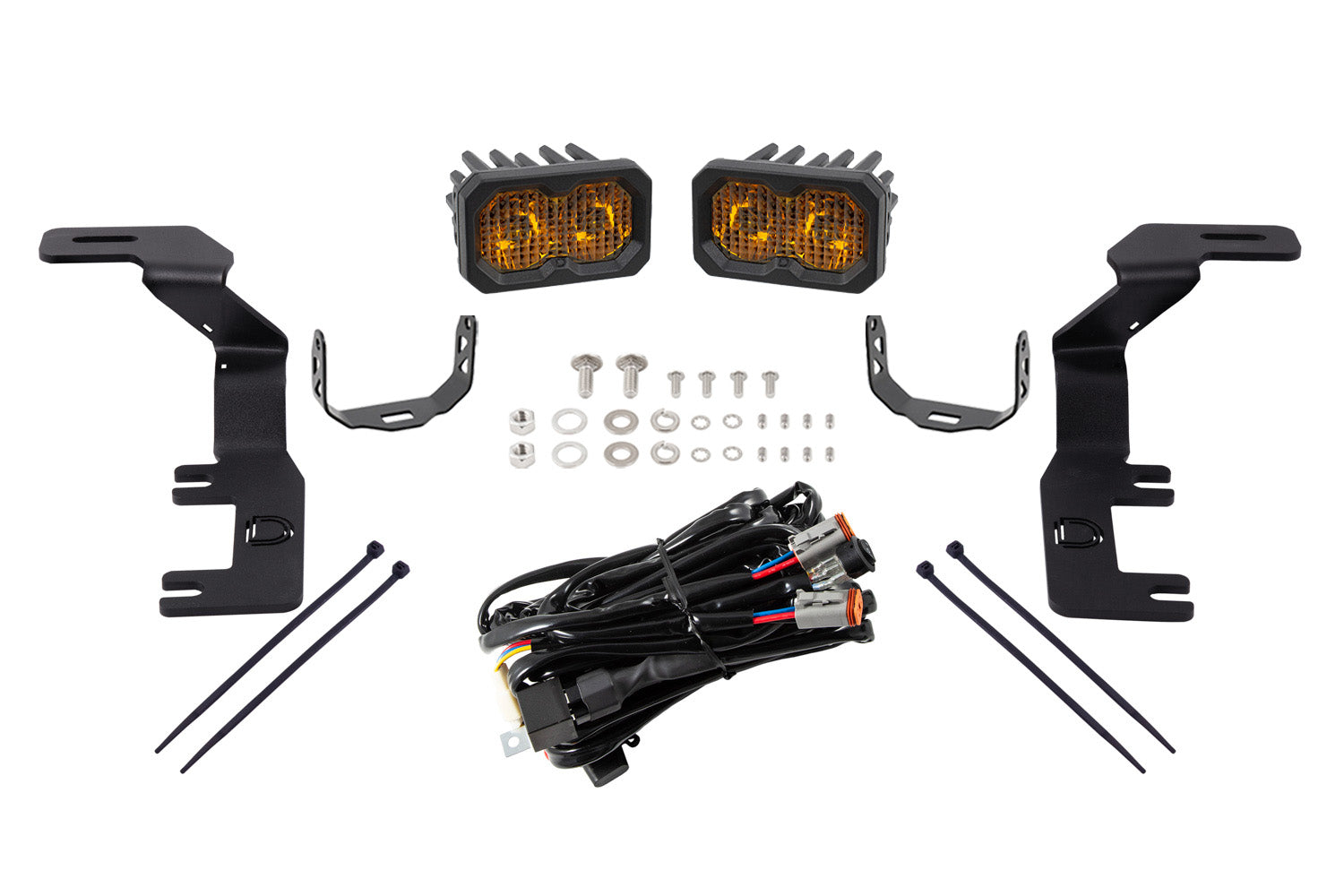 C2 2.0 LED Ditch Light Kit for 2015-2021 Colorado/Canyon  Pro Yellow Combo