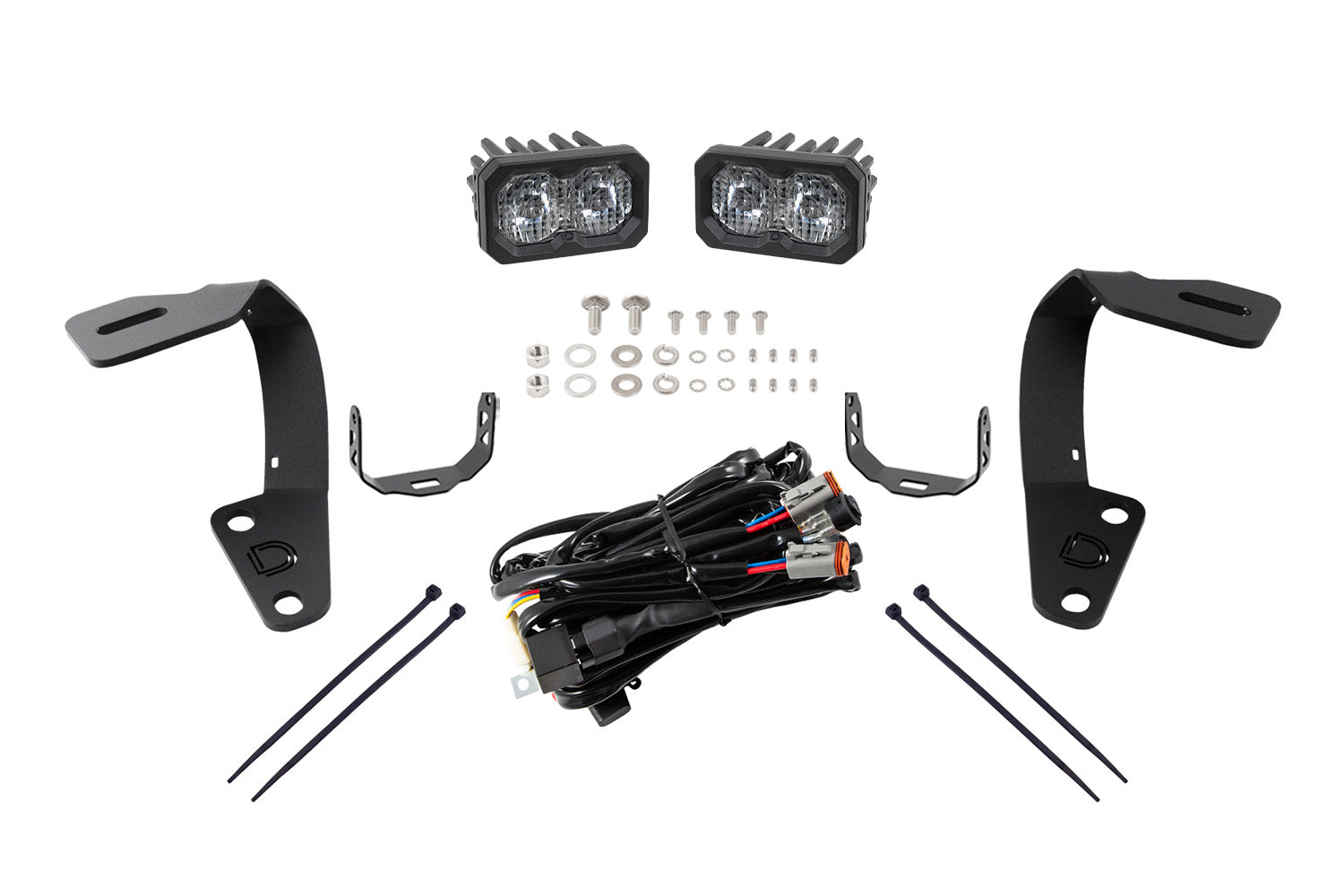 C2 2.0 LED Ditch Light Kit for 2010-2024 Toyota 4Runner Pro White Combo/Driving