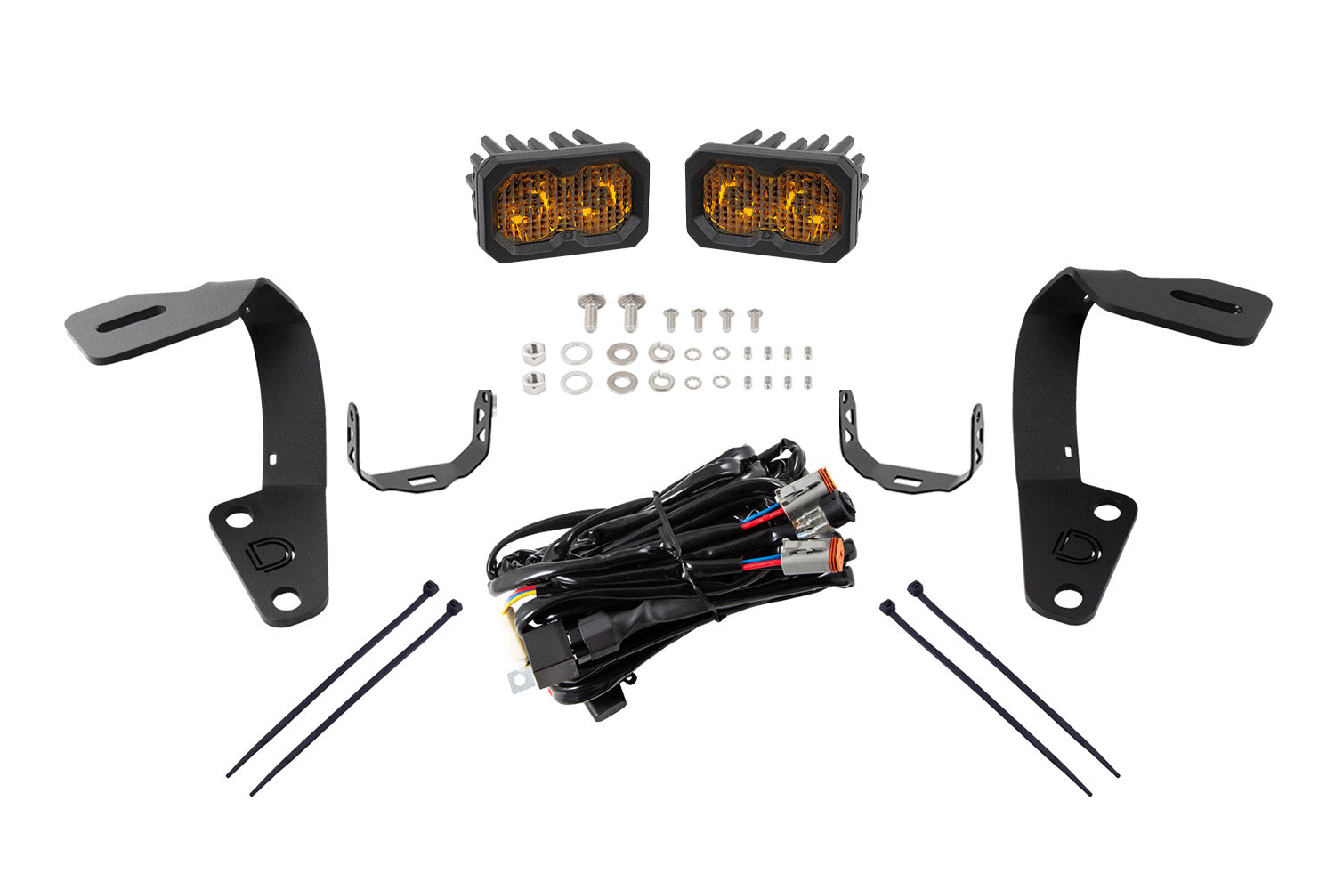 C2 2.0 LED Ditch Light Kit for 2010-2024 Toyota 4Runner  Pro Yellow Combo