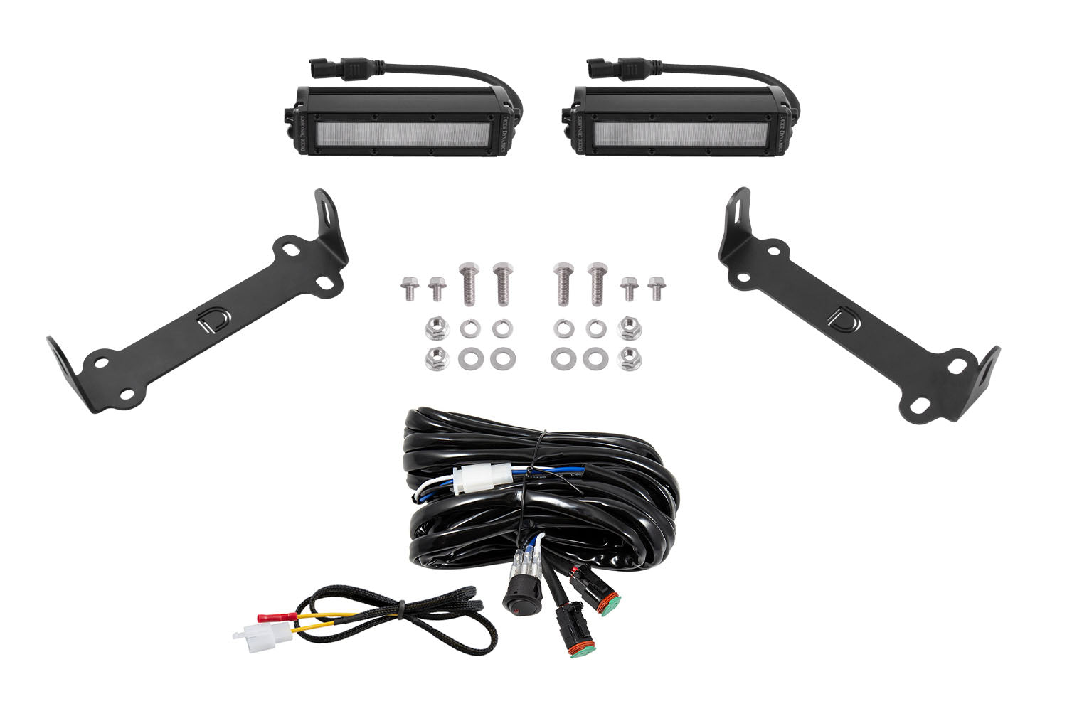 SS6 SAE/DOT LED Lightbar Kit for 2014-2024 Toyota 4Runner  SAE/DOT White Wide