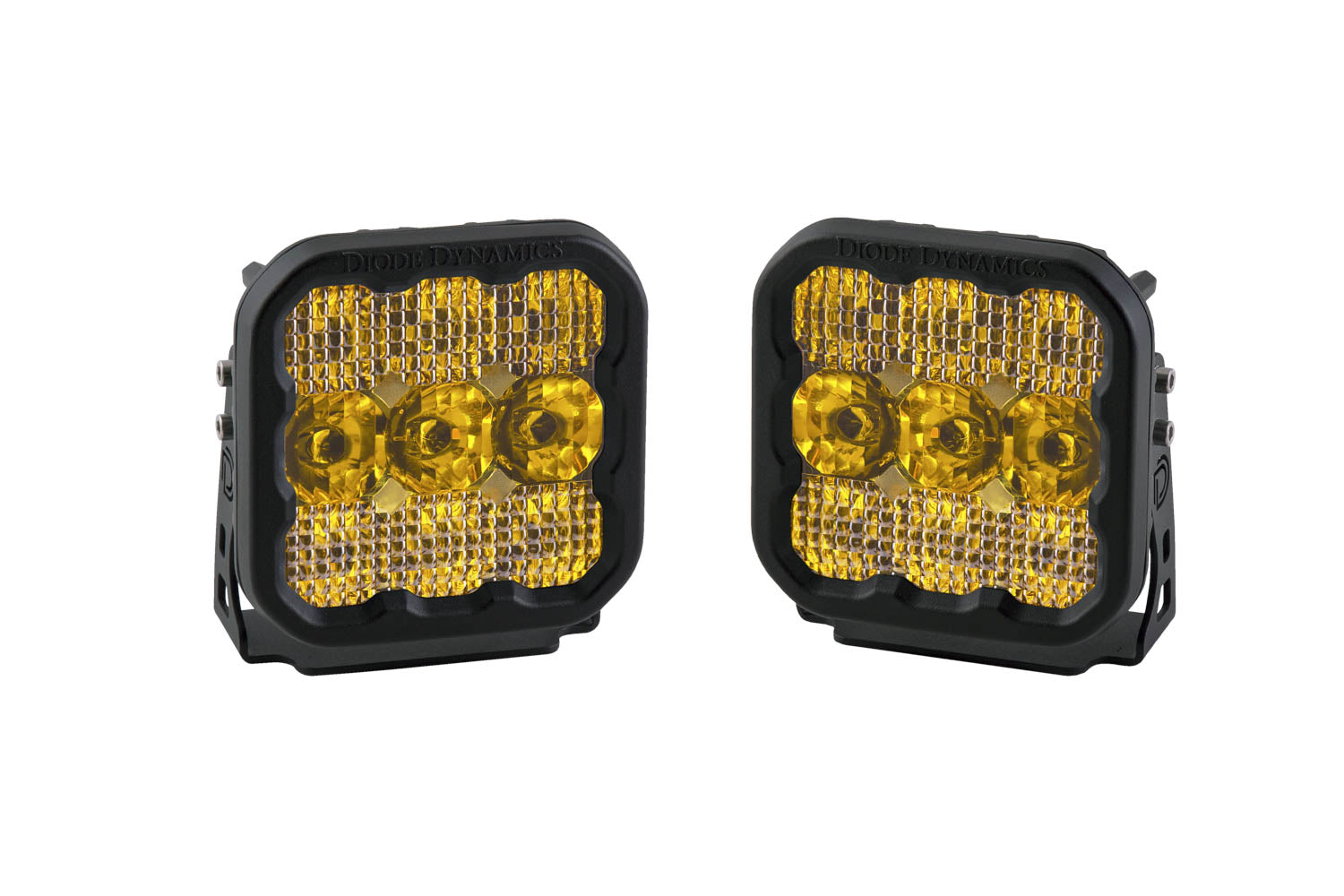 SS5 LED Pod Sport Yellow Combo (pair)