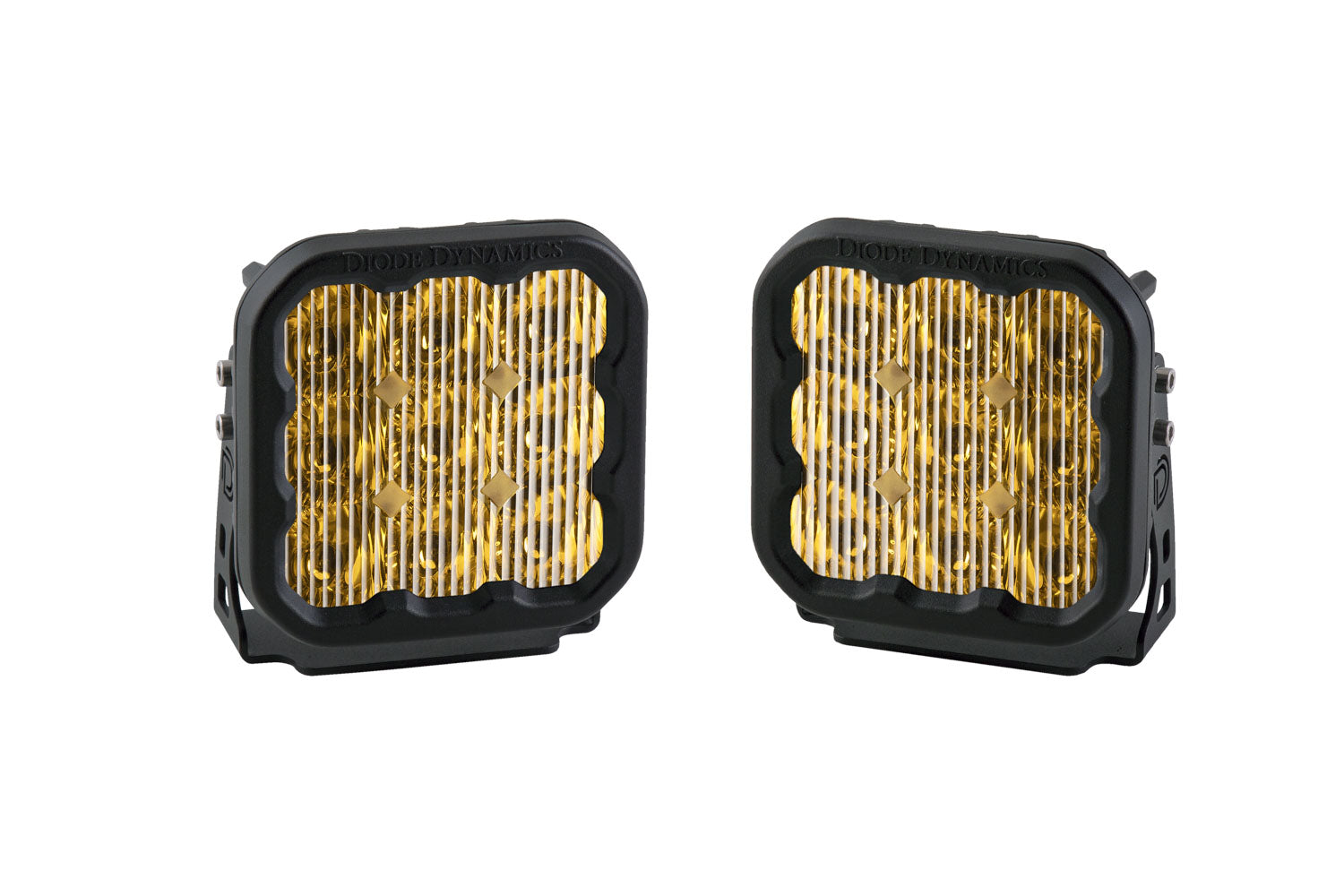SS5 LED Pod Sport Yellow Driving (pair)