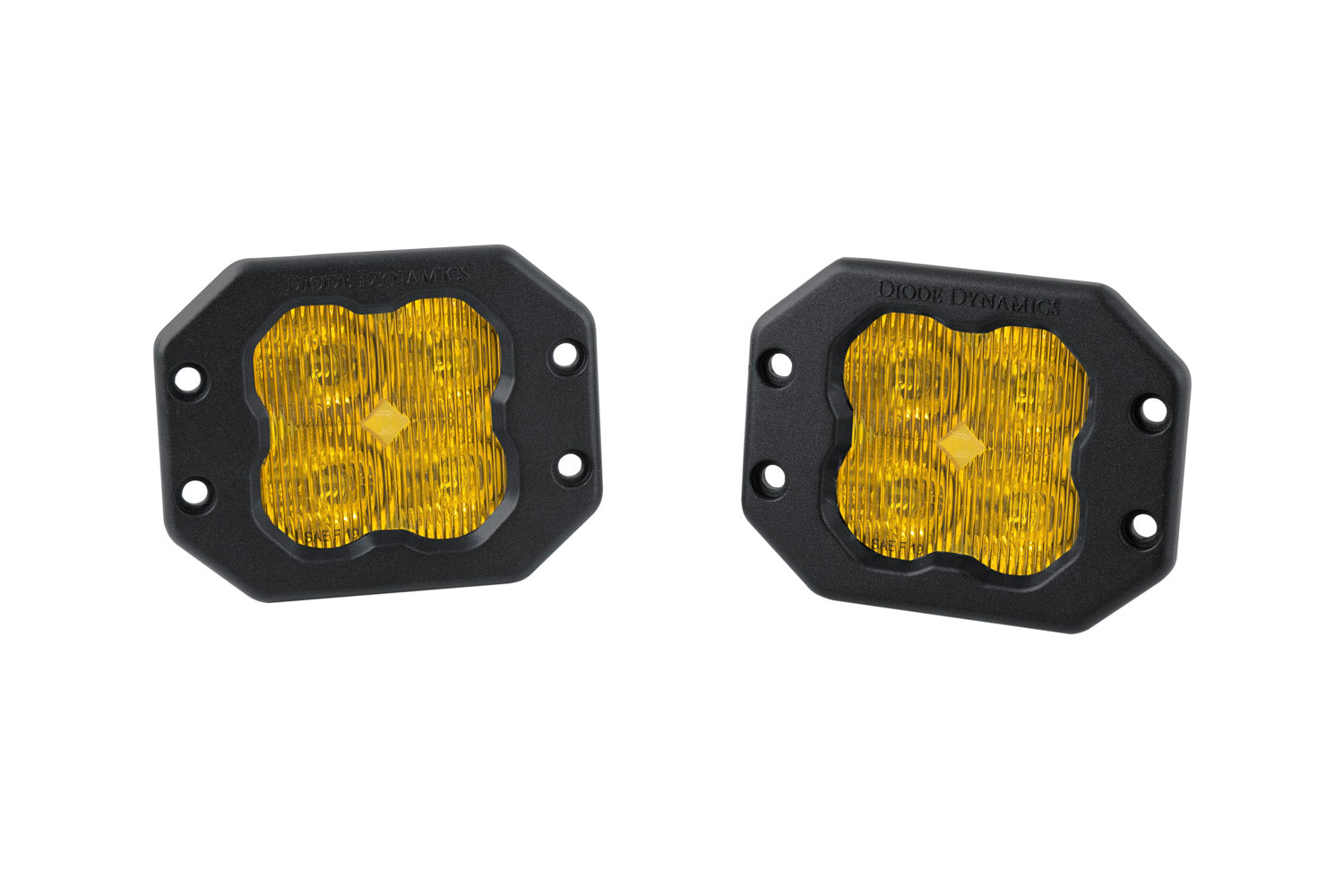 SS3 Pro ABL Yellow SAE Fog Flush (pair)
