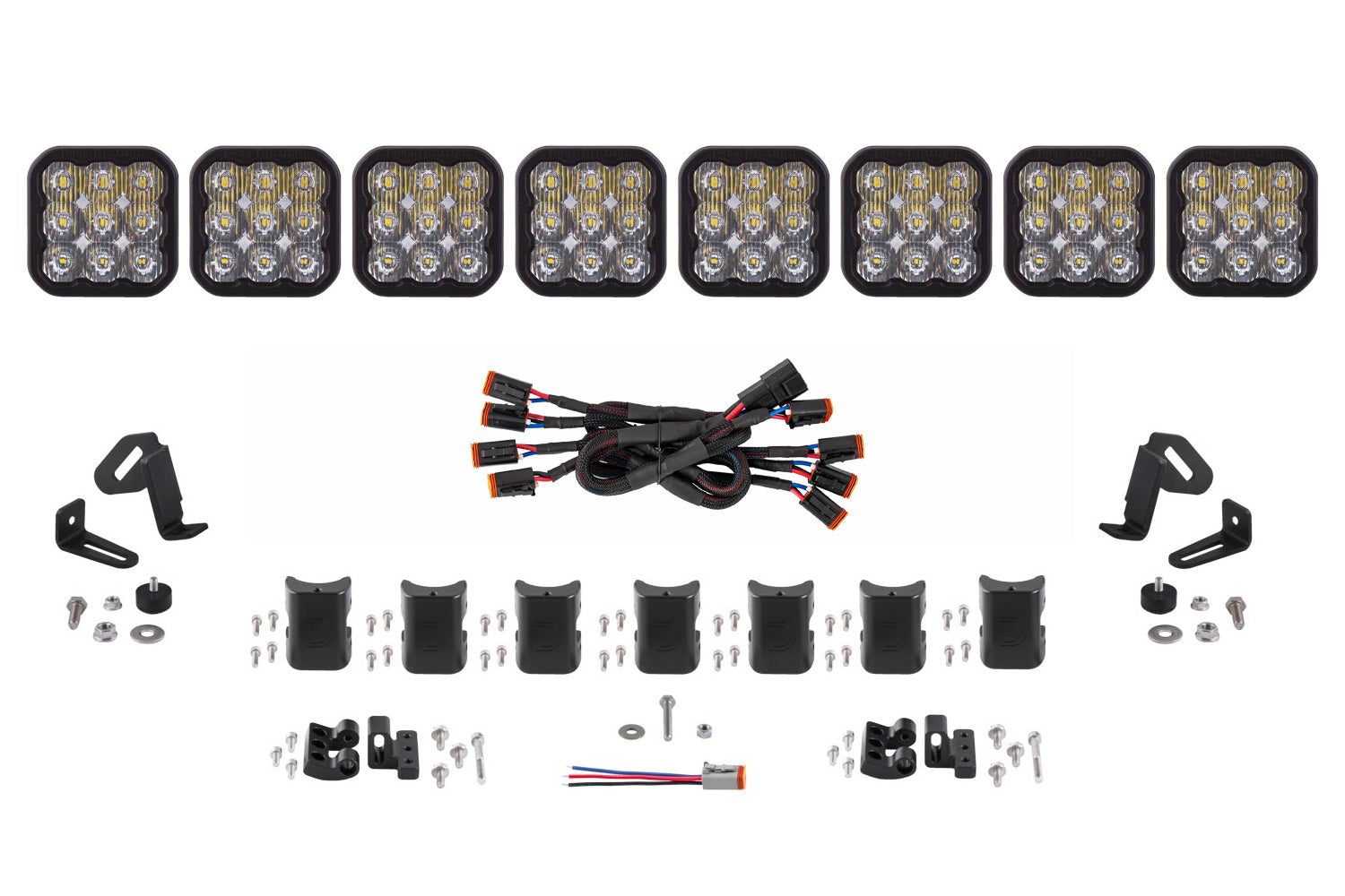 SS5 Sport Universal CrossLink 8-Pod Lightbar White Driving