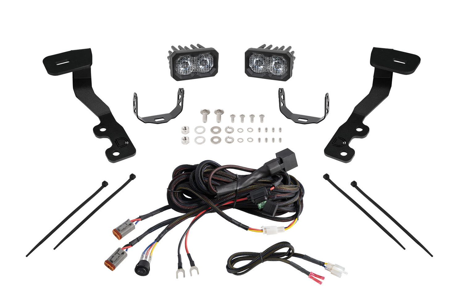 Stage Series Ditch Light Kit for 2022+ Toyota Tundra C2 2.0 Pro White Combo/Driving