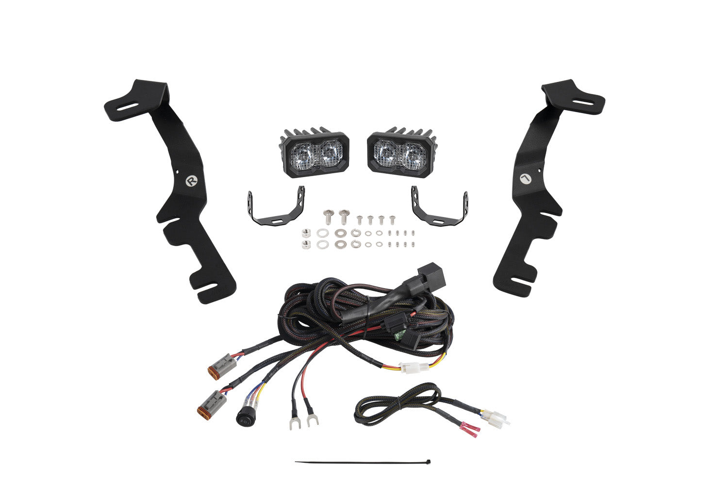 Stage Series Ditch Light Kit for 2019-2024 Ram C2 2.0 Pro White Combo/Driving
