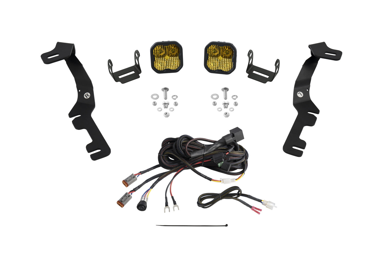 Stage Series Ditch Light Kit for 2019-2024 Ram  SS3 Pro Yellow Combo