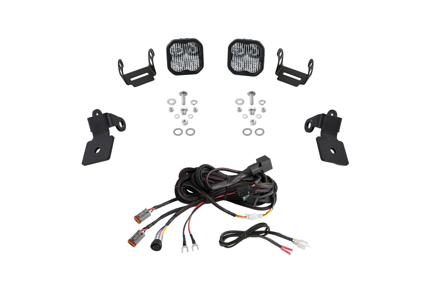 Polaris RZR A-Pillar LED Pod Kit  SS3 Sport White Combo