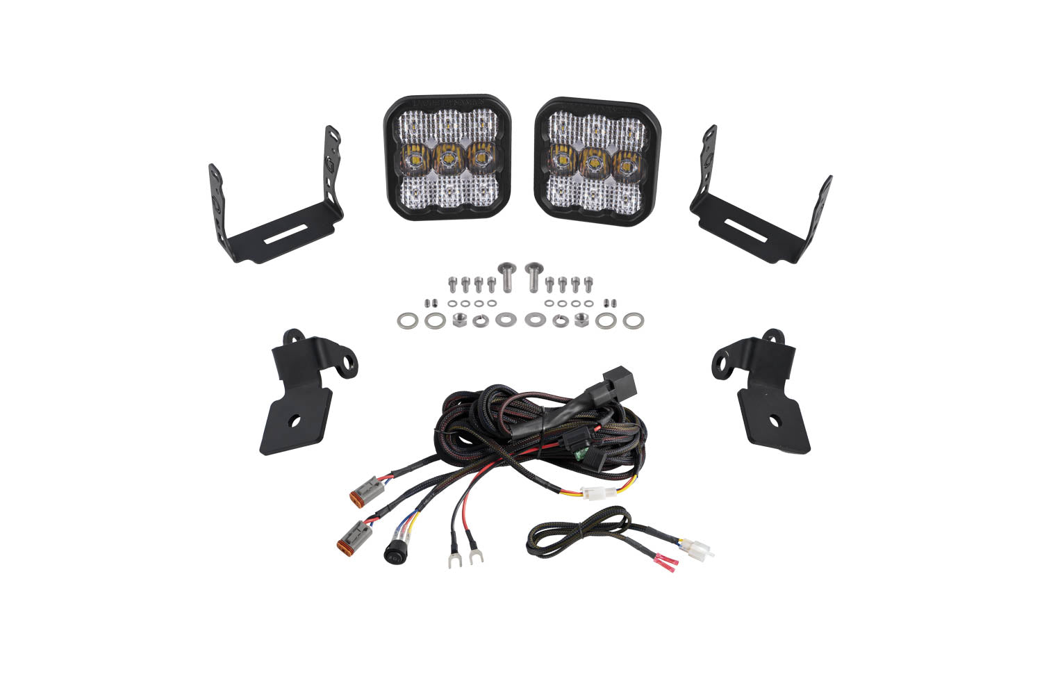 Polaris RZR A-Pillar LED Pod Kit  SS5 Pro White Combo