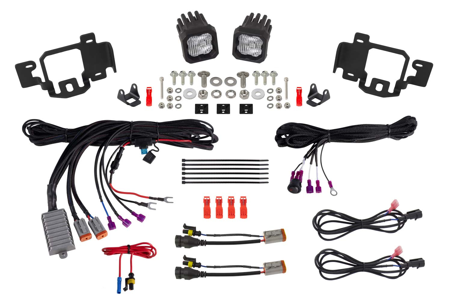 SSC1 LED Fog Light Kit SAE Fog for 2023-2025 Chevrolet Colorado  White