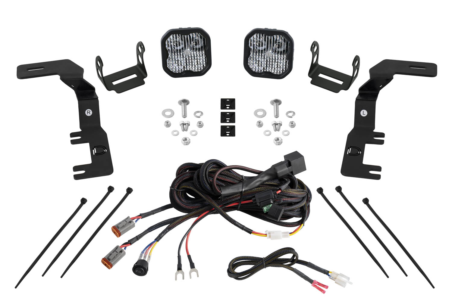 Stage Series Ditch Light Kit for 2023+ Chevrolet Colorado  SS3 Pro White Combo