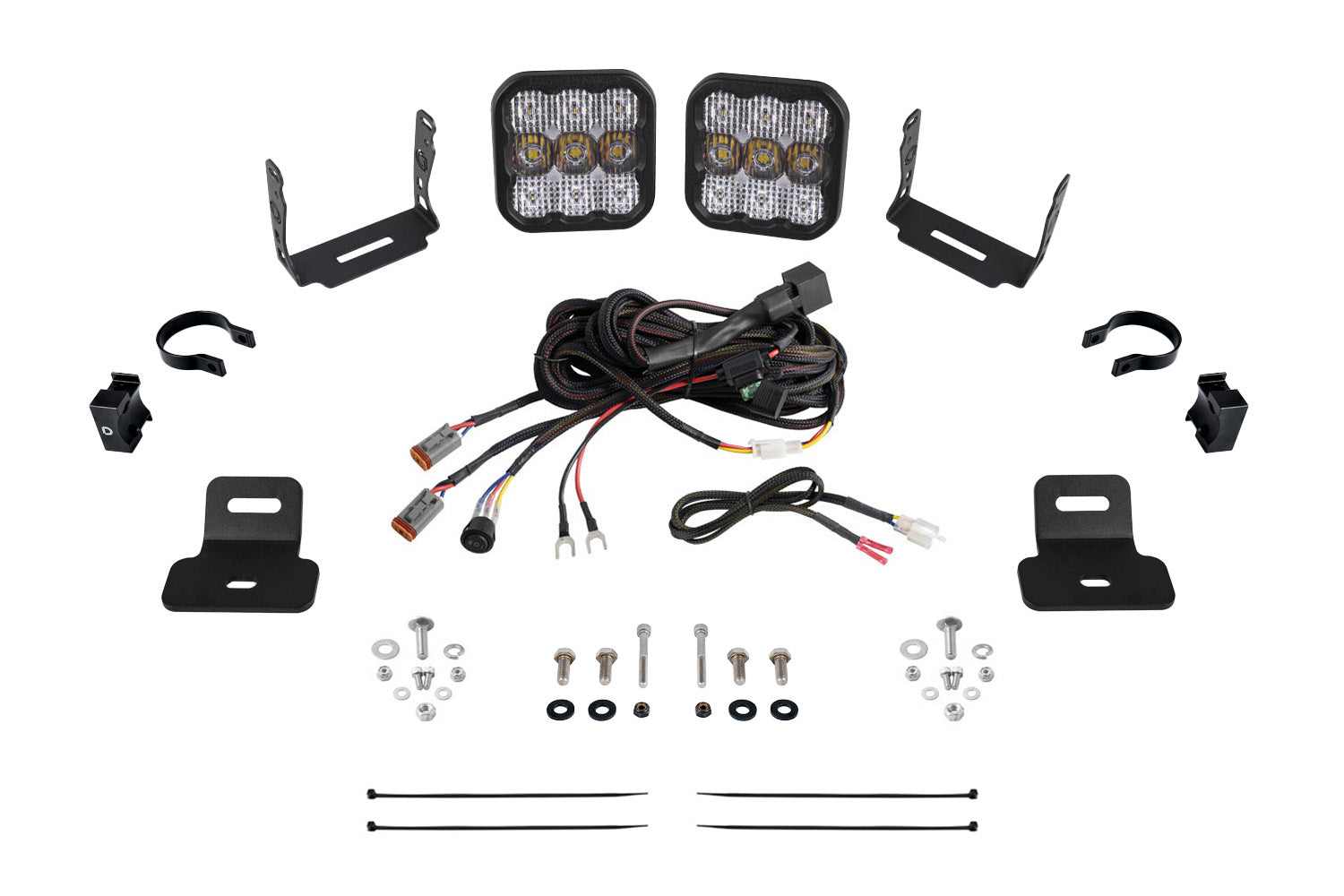 Stage Series Ditch Light Kit for 2017-2025 Can-Am Maverick X3  SS5 Sport White Combo