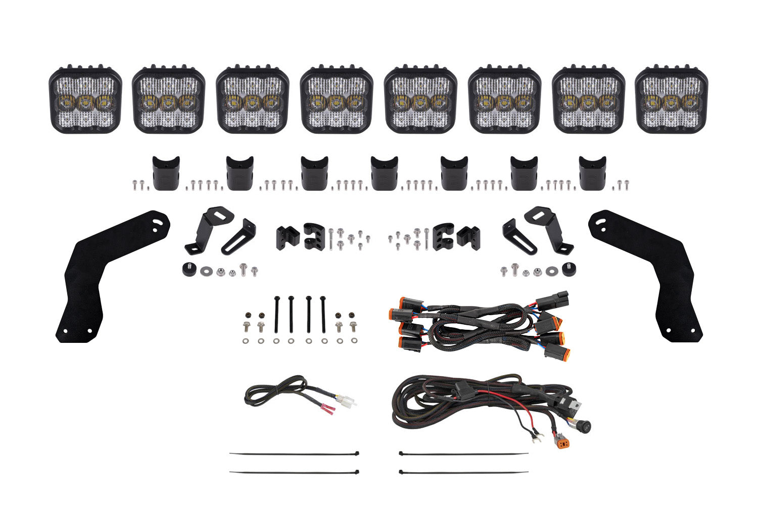 Can-Am Maverick X3 SS5 Sport CrossLink Roof White Combo Lightbar Kit