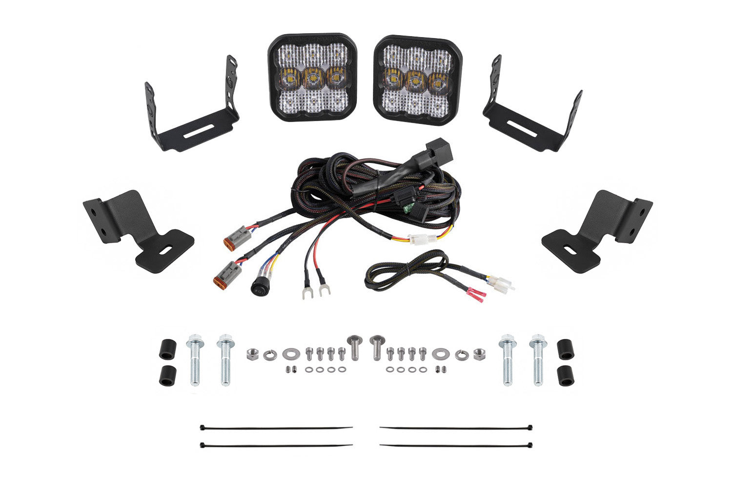 Stage Series Ditch Light Kit for 2019-2024 Honda Talon  SS5 Sport White Combo