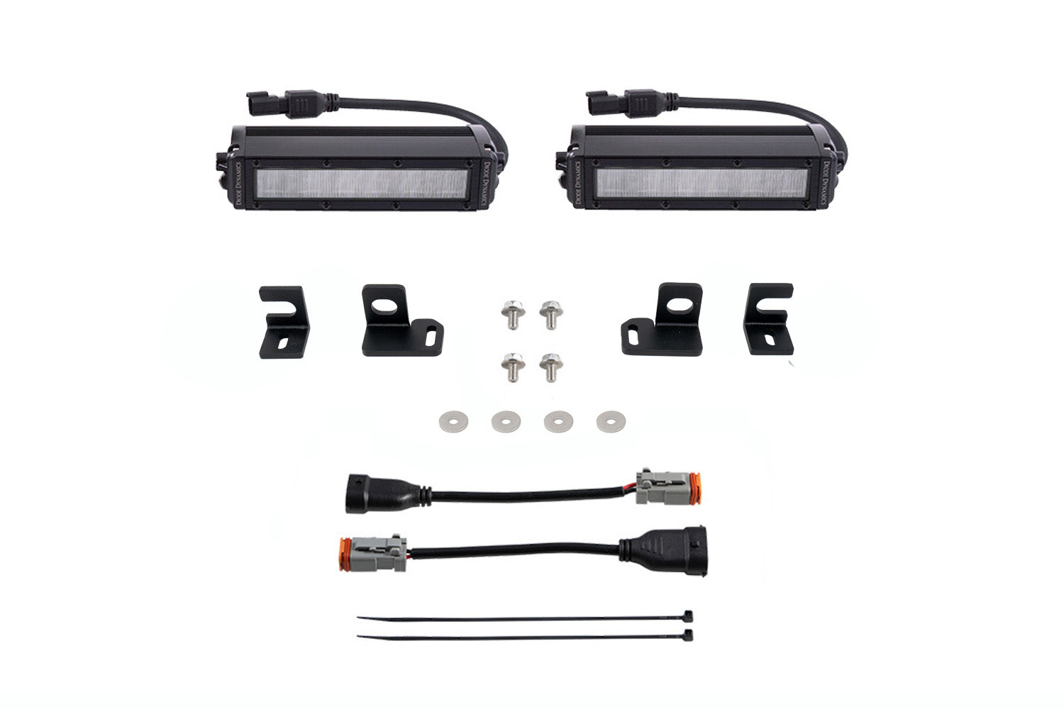SS6 LED Fog Light Kit for 2024+ Toyota Tacoma  White Wide