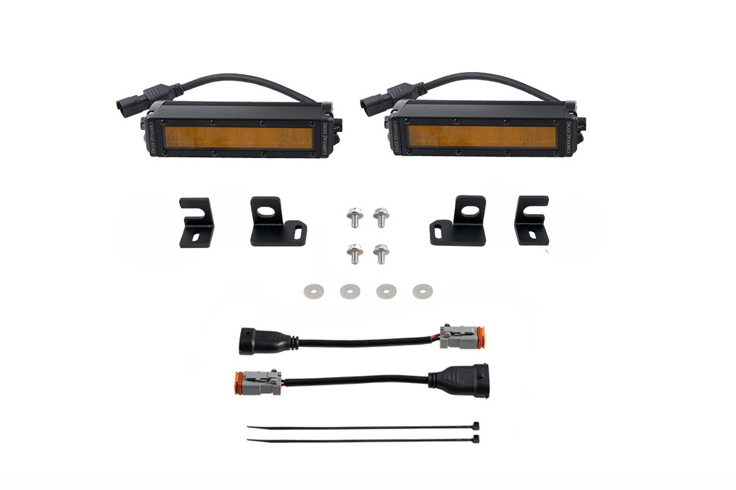 SS6 LED Fog Light Kit for 2024+ Toyota Tacoma  Amber Wide
