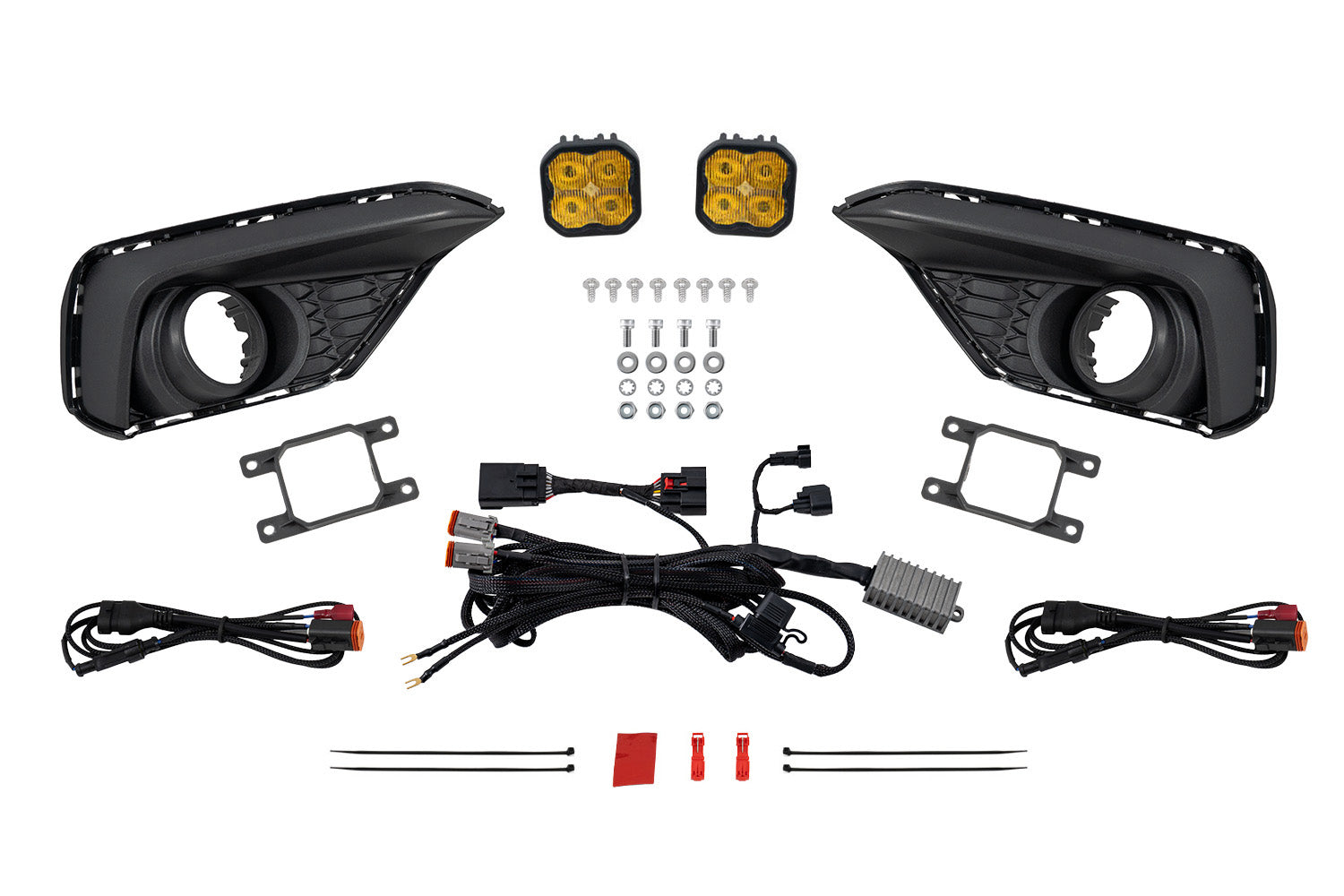 SS3 Add-On Fog Lamp Kit for 2024+ Ford Mustang EcoBoost  Yellow Sport
