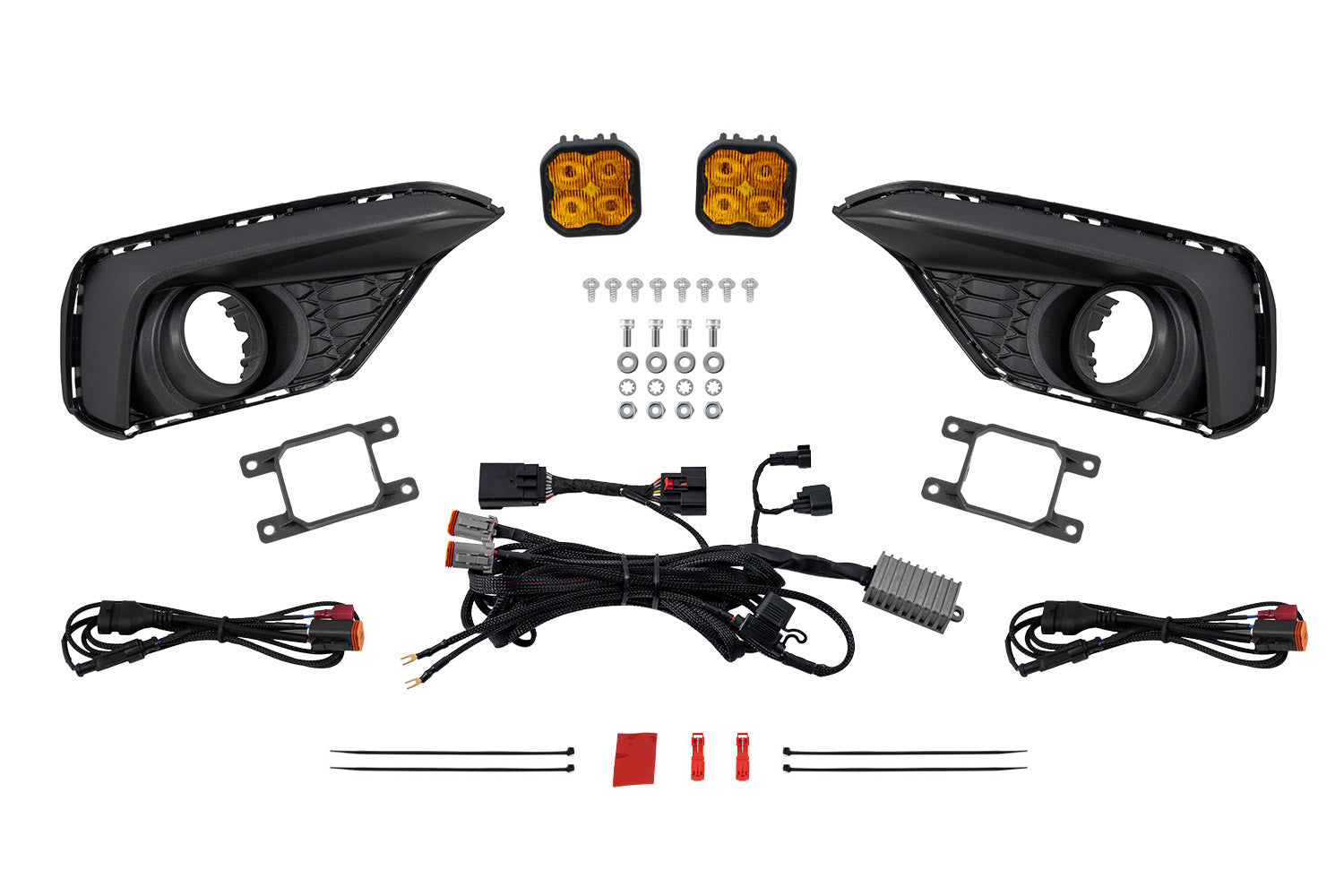 SS3 Add-On Fog Lamp Kit for 2024+ Ford Mustang EcoBoost  Yellow Max