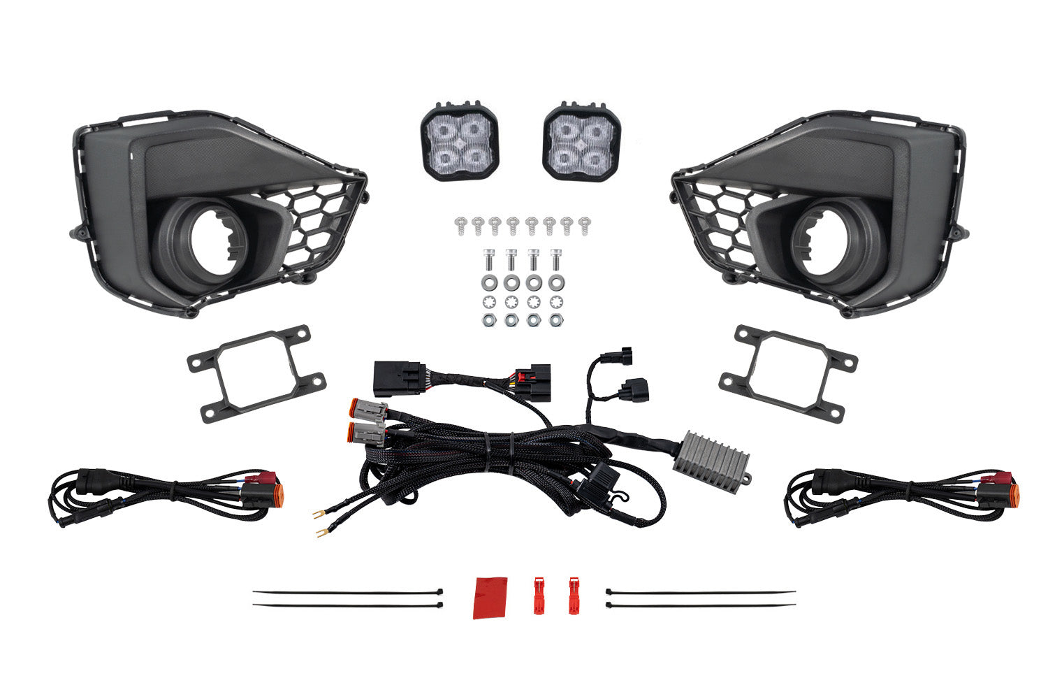 SS3 Add-On Fog Lamp Kit for 2024+ Ford Mustang GT  White Pro