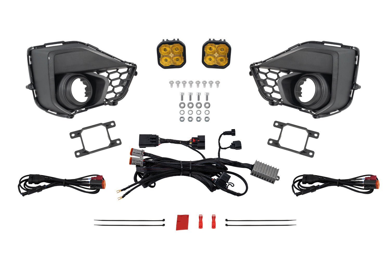 SS3 Add-On Fog Lamp Kit for 2024+ Ford Mustang GT  Yellow Pro