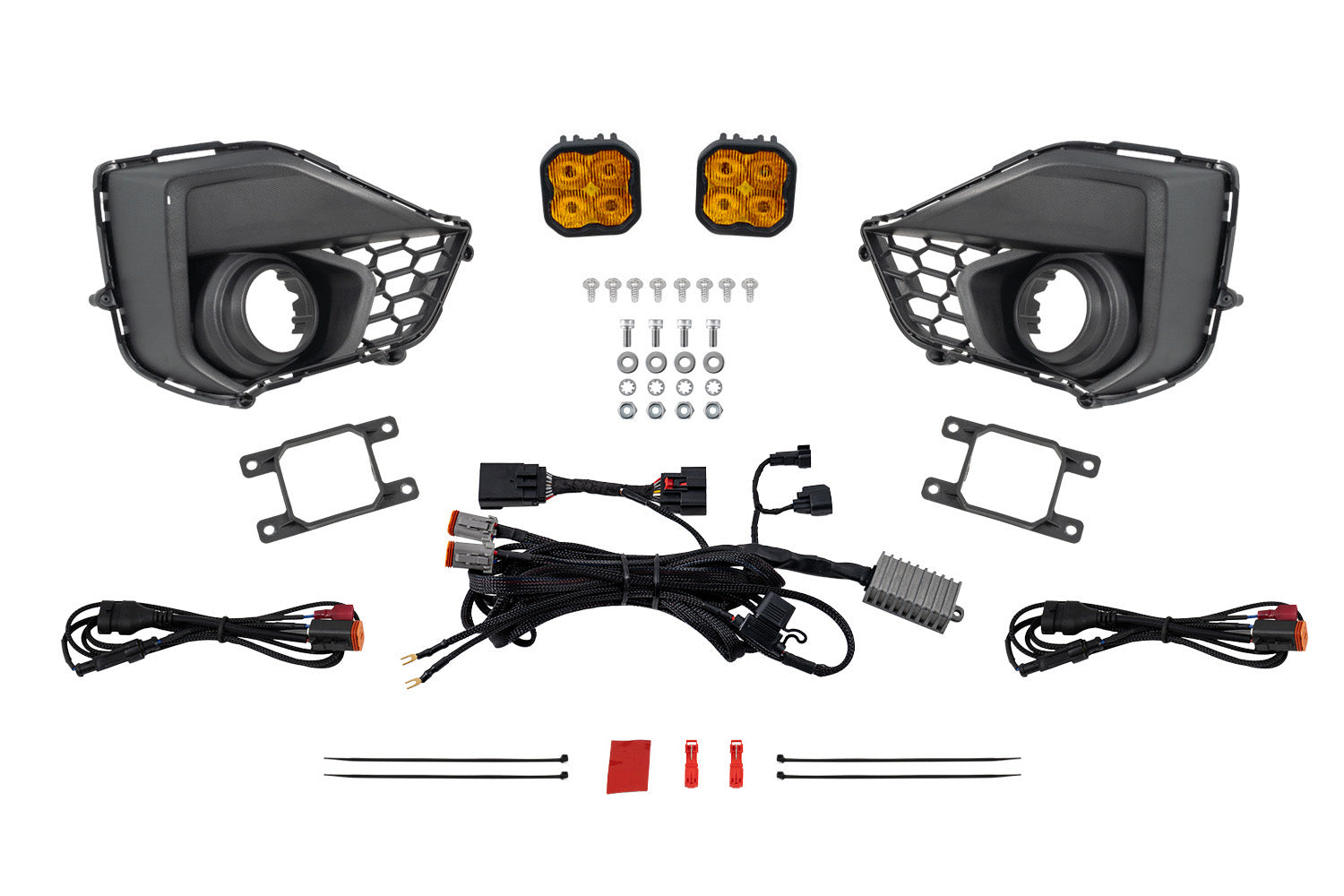 SS3 Add-On Fog Lamp Kit for 2024+ Ford Mustang GT  Yellow Max