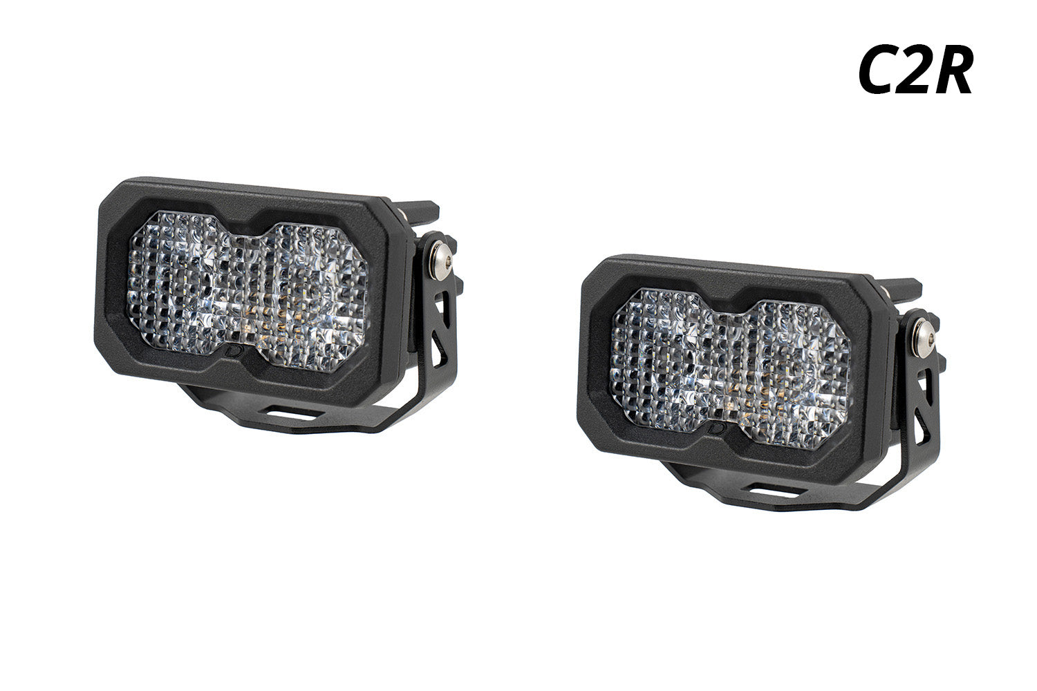 C2R White Flood Standard LED Pod (pair)