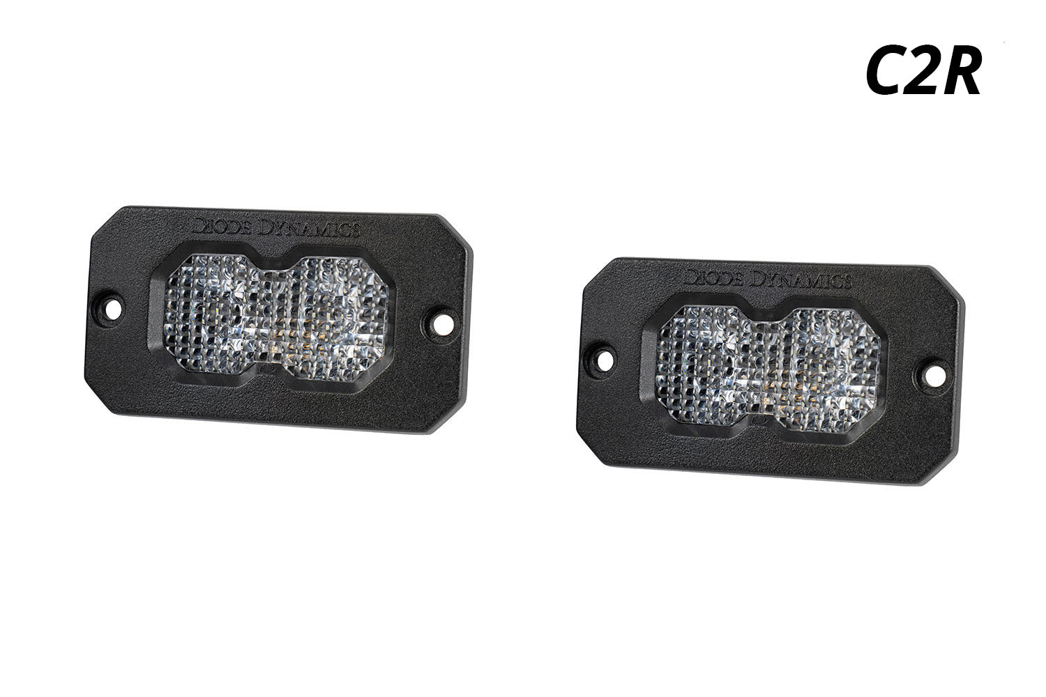 C2R White Flood Flush Mount LED Pod (pair)
